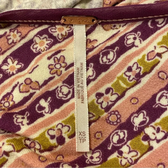 FREE PEOPLE Phoebe Maxi Dress in Peach Combo - Picture 8 of 11